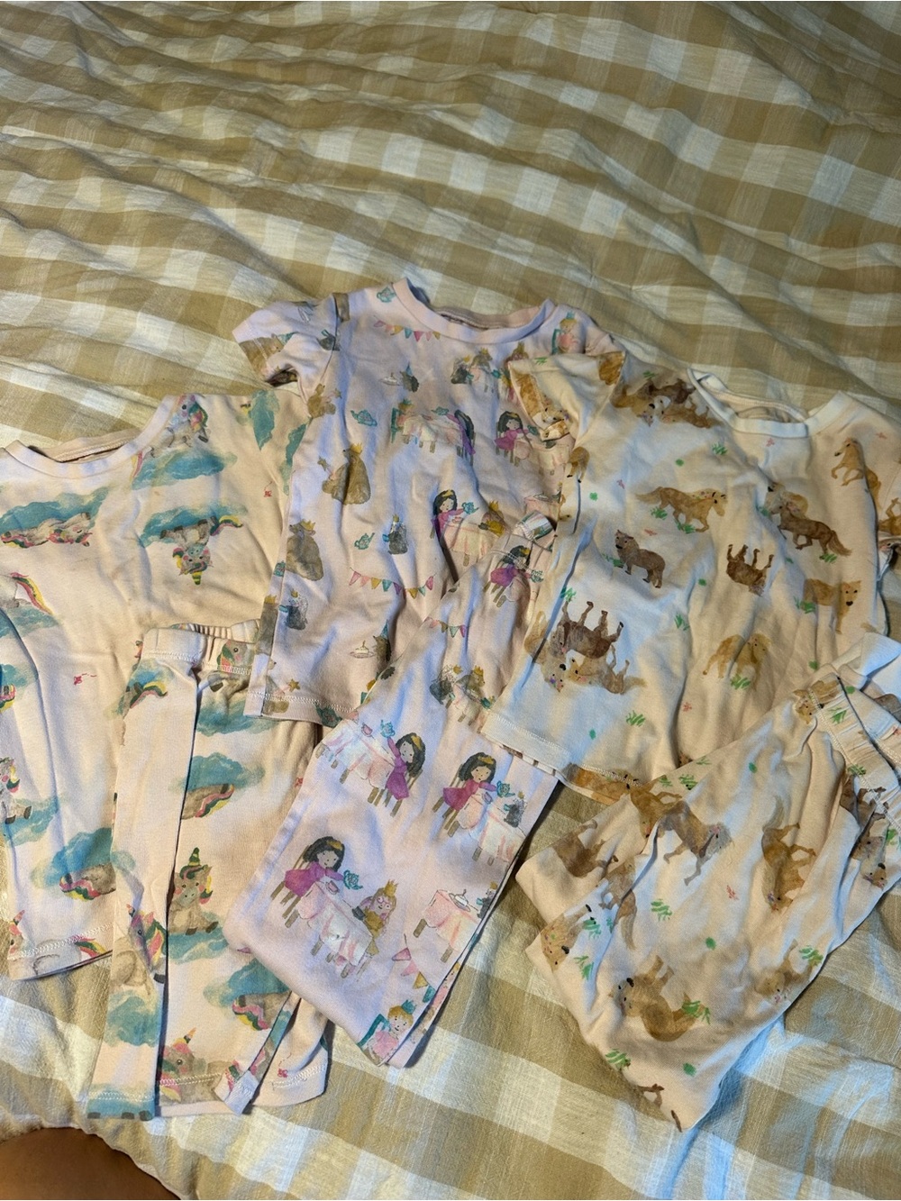 3 sets of PJs
